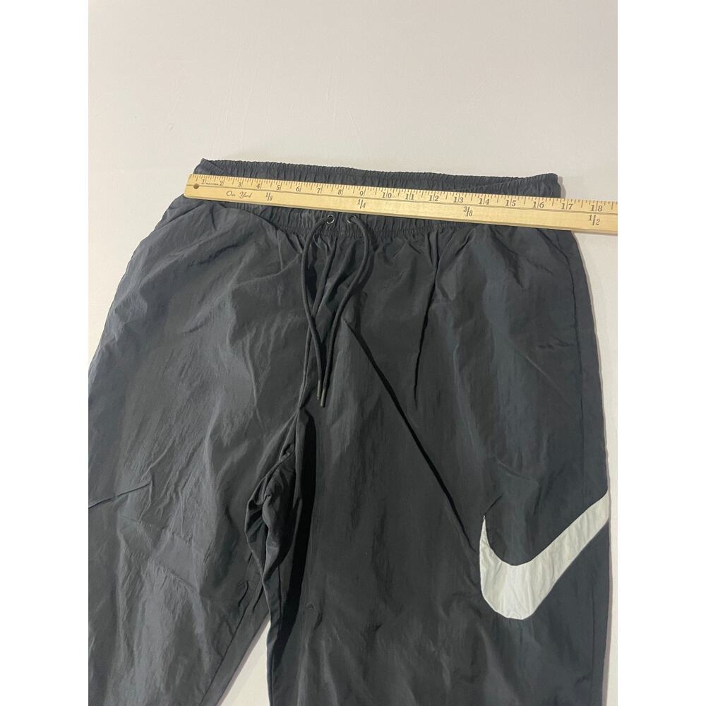 Nike Women’s XL Sportswear Essential Mid-Rise Jogger Pants Black Windbreaker Log - Picture 7 of 10